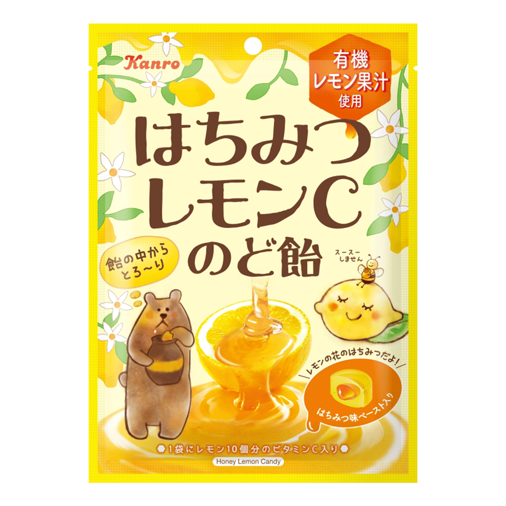 Bala Hachimitsu Lemon C Nodo Ame 71g x 6 x 8